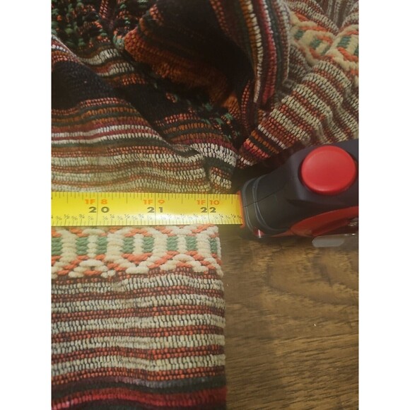 VTG 90s FLASHBACK Tapestry Southwest Aztec Blanket Button Jacket Women's Large - Picture 4 of 7
